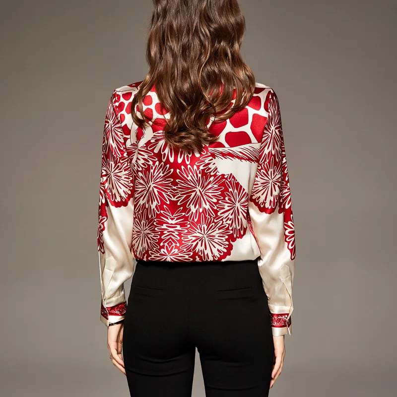 Shuchan Button Up Womens Shirts Korean Fashion Silk Poplin Turn-down Collar Print Ladies Tops Long Sleeve Shirt Women
Shuchan Button Up Womens Shirts Korean Fashion Silk Poplin Turn-down Collar Print Ladies Tops Long Sleeve Shirt Women