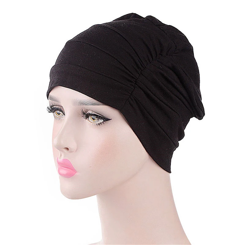 Women Turban Hat India Muslim Ruffle Chemo Hat Beanie Scarf Head Wrap Elastic Stretchy Cap Solid Color
Women Turban Hat India Muslim Ruffle Chemo Hat Beanie Scarf Head Wrap Elastic Stretchy Cap Solid Color
