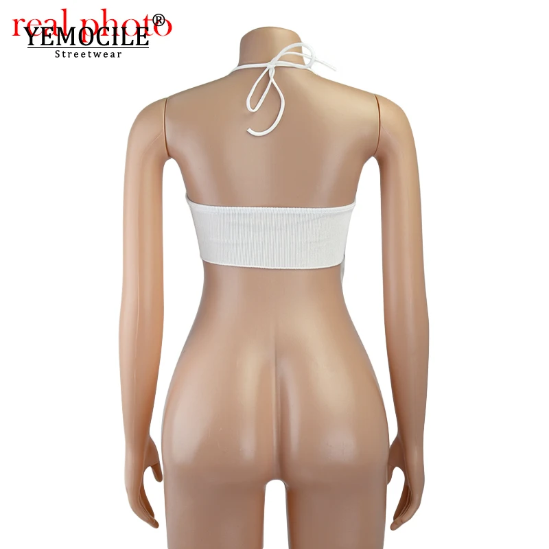 Chic Fashion Sleeveless Halter Crop Tops for Women Hot Sexy Backless Irregular Cropped Feminino Top Streetwear
Chic Fashion Sleeveless Halter Crop Tops for Women Hot Sexy Backless Irregular Cropped Feminino Top Streetwear
