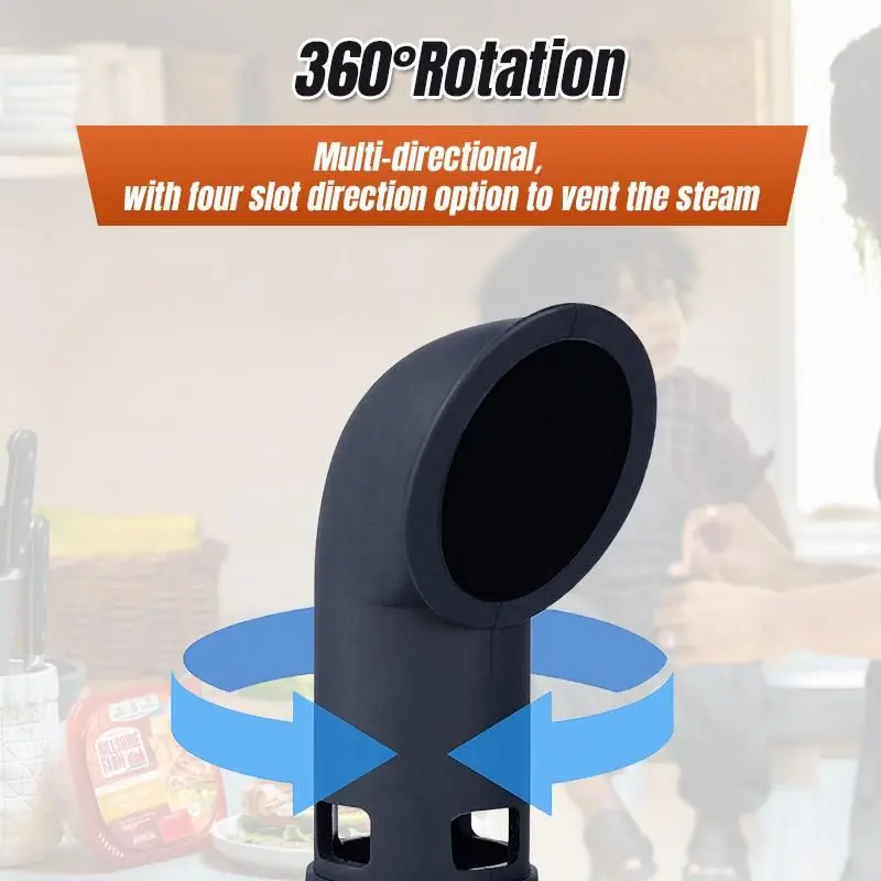 360 Degree Exhaust Diverter Valve For Pressure Cooker Silicone Vapor Release Exhaust Diverter Exhaust Pipe Kitchen Supplies
360 Degree Exhaust Diverter Valve For Pressure Cooker Silicone Vapor Release Exhaust Diverter Exhaust Pipe Kitchen Supplies