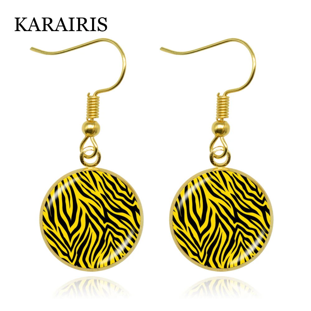 KARAIRIS Handmade Jewelry DIY Zebra Stripes Earring Glass Cabochon Printing Women Girls Hook Earrings Making
KARAIRIS Handmade Jewelry DIY Zebra Stripes Earring Glass Cabochon Printing Women Girls Hook Earrings Making