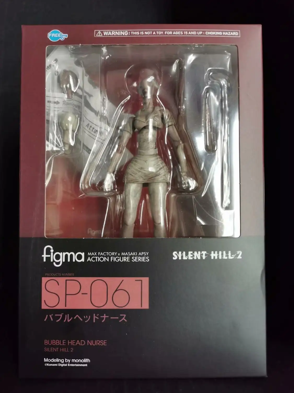 In Stock SP-061 silent hill2 bubble head nurse action figure series Action Figures Model Toys Gift Doll 15cm
In Stock SP-061 silent hill2 bubble head nurse action figure series Action Figures Model Toys Gift Doll 15cm