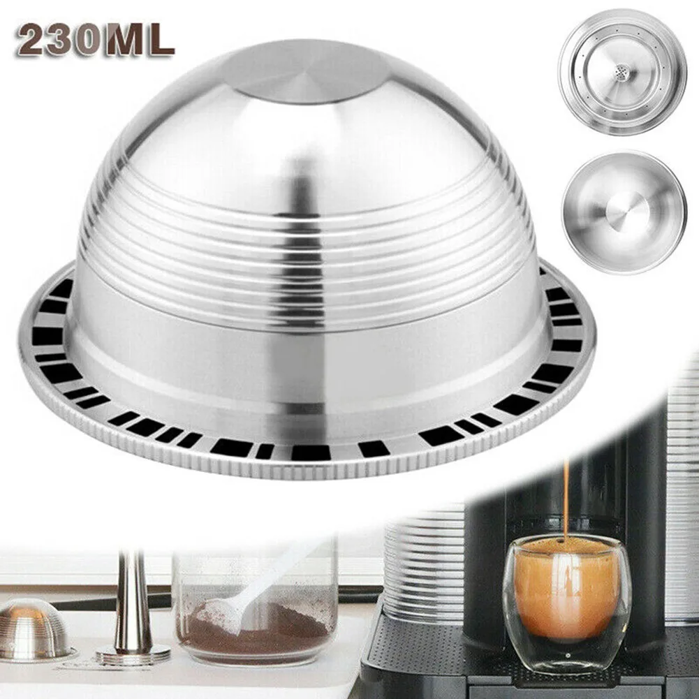 Stainless Steel Coffee Capsule For Nespresso Vertuo Reutilisable Inox Refillable Crema Espress Reusable Filter Pods Kitchen Tool
Stainless Steel Coffee Capsule For Nespresso Vertuo Reutilisable Inox Refillable Crema Espress Reusable Filter Pods Kitchen Tool