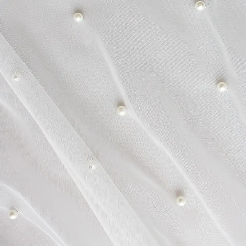 Handmade Imitation Pearl Beaded Floor Length Trailing Cathedral Wedding Veil with Comb Romantic Women Bridal Hair Accessories
Handmade Imitation Pearl Beaded Floor Length Trailing Cathedral Wedding Veil with Comb Romantic Women Bridal Hair Accessories