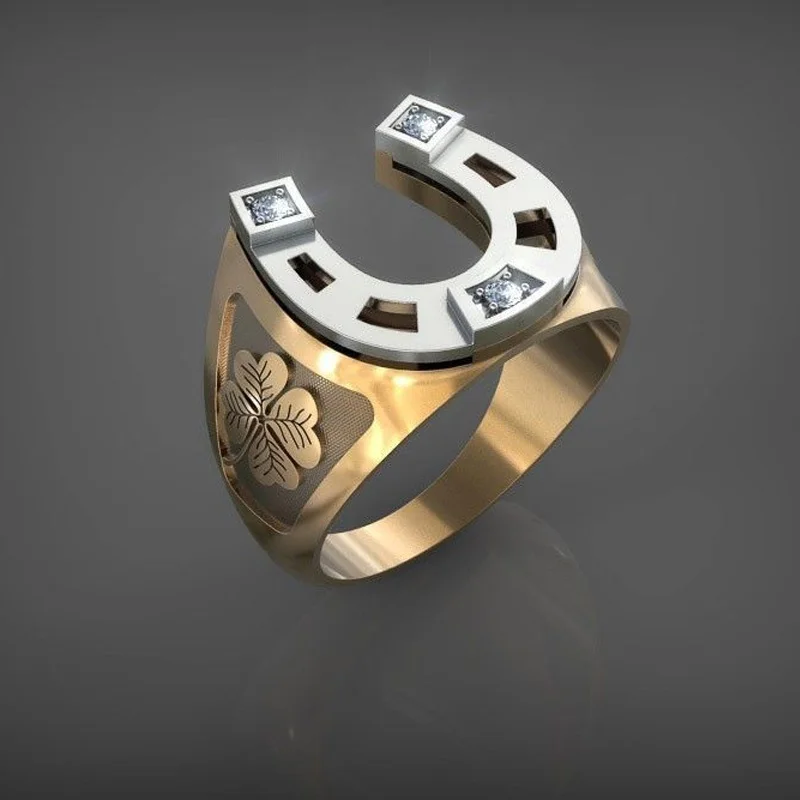 Fine Design Luxurious Fashion Rings Horseshoe-Shaped Bride Groom Anniversary Birthday Gift Jewelry Accessories
Fine Design Luxurious Fashion Rings Horseshoe-Shaped Bride Groom Anniversary Birthday Gift Jewelry Accessories