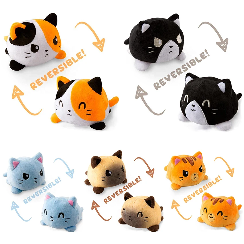 Cute Soft Simulation Reversibl Cat Gato Doll Kids Christmas Gift Double-sided Flip Plush Toy Chirdren Birthday Gift
Cute Soft Simulation Reversibl Cat Gato Doll Kids Christmas Gift Double-sided Flip Plush Toy Chirdren Birthday Gift