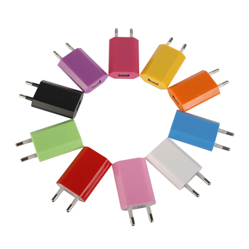 5V 1A Micro USB EU Plug AC Wall Charger Universal Portable Travel Power Adapter For Samsung Huawei iPhone Xiaomi HTC 10 Colors
5V 1A Micro USB EU Plug AC Wall Charger Universal Portable Travel Power Adapter For Samsung Huawei iPhone Xiaomi HTC 10 Colors