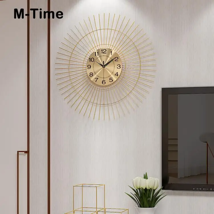 60cm Nordic Iron Art Hanging Wall Clock Modern Design Large Clocks For Living Room Luxurious Home Decor Iron Wall Watch reloj
60cm Nordic Iron Art Hanging Wall Clock Modern Design Large Clocks For Living Room Luxurious Home Decor Iron Wall Watch reloj