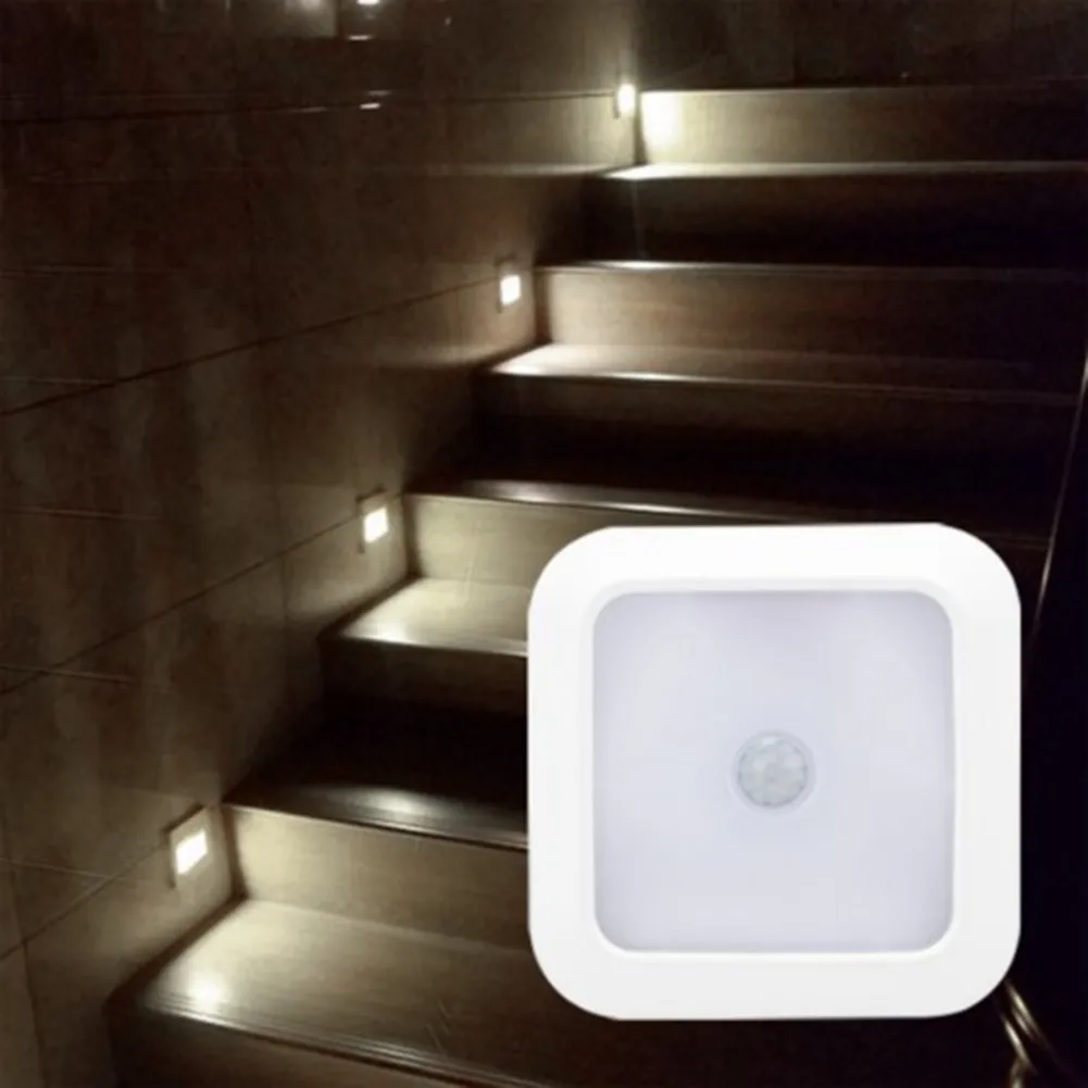 Wireless Square Motion Sensor LED Night Light Battery Powered Cabinet Night Lamp Bedside Lights For Bedroom Home Closet Lighting
Wireless Square Motion Sensor LED Night Light Battery Powered Cabinet Night Lamp Bedside Lights For Bedroom Home Closet Lighting