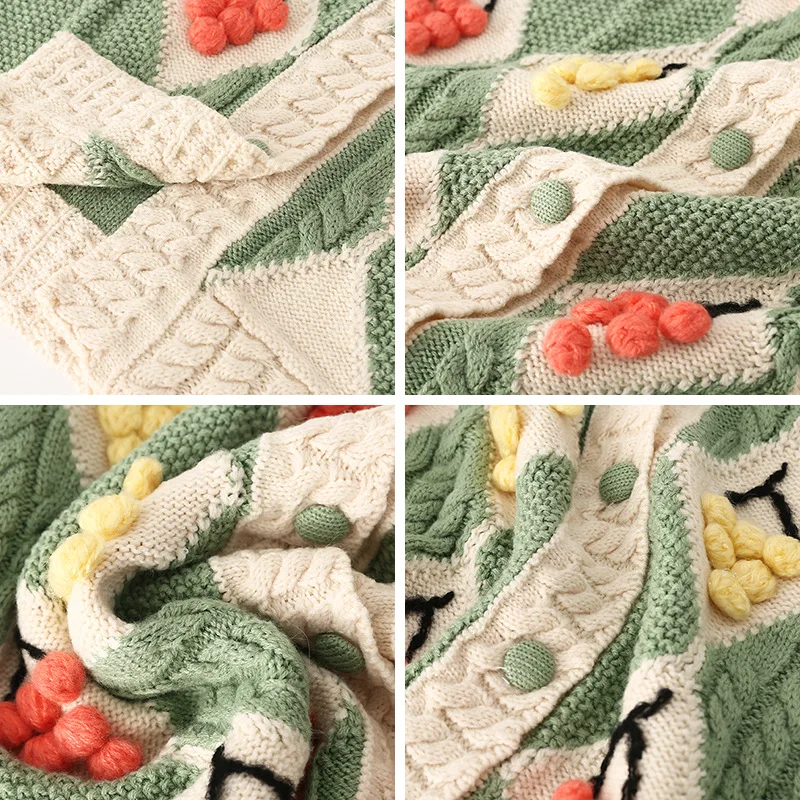 2020 Women Speing Autmn New Fashion Loose O-Neck Sweater Coat Ladies Casual Green Embroidery Long Sleeve Knitted Cardiga QL166
2020 Women Speing Autmn New Fashion Loose O-Neck Sweater Coat Ladies Casual Green Embroidery Long Sleeve Knitted Cardiga QL166
