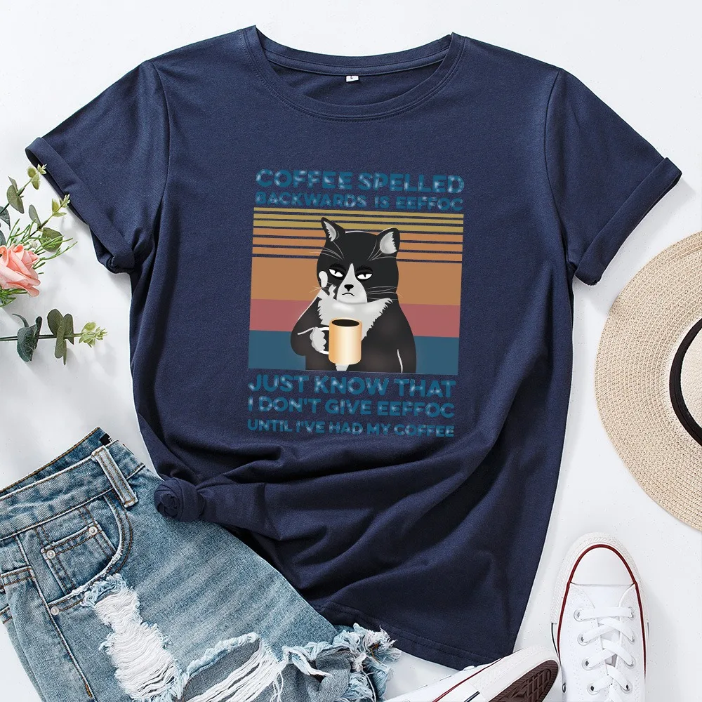 Creative Cat Print T-shirt Women Harajuku Short Sleeve Funny Graphic Tee Cartoon Cotton Woman Tshirt Ladies Tops Oversized Shirt
Creative Cat Print T-shirt Women Harajuku Short Sleeve Funny Graphic Tee Cartoon Cotton Woman Tshirt Ladies Tops Oversized Shirt