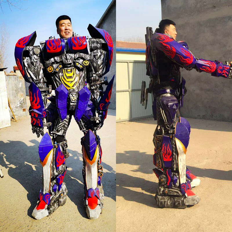 robot clothing COS props Large Transformers live-action version wearable Optimus column helmet armor costume cosplay party prop
robot clothing COS props Large Transformers live-action version wearable Optimus column helmet armor costume cosplay party prop