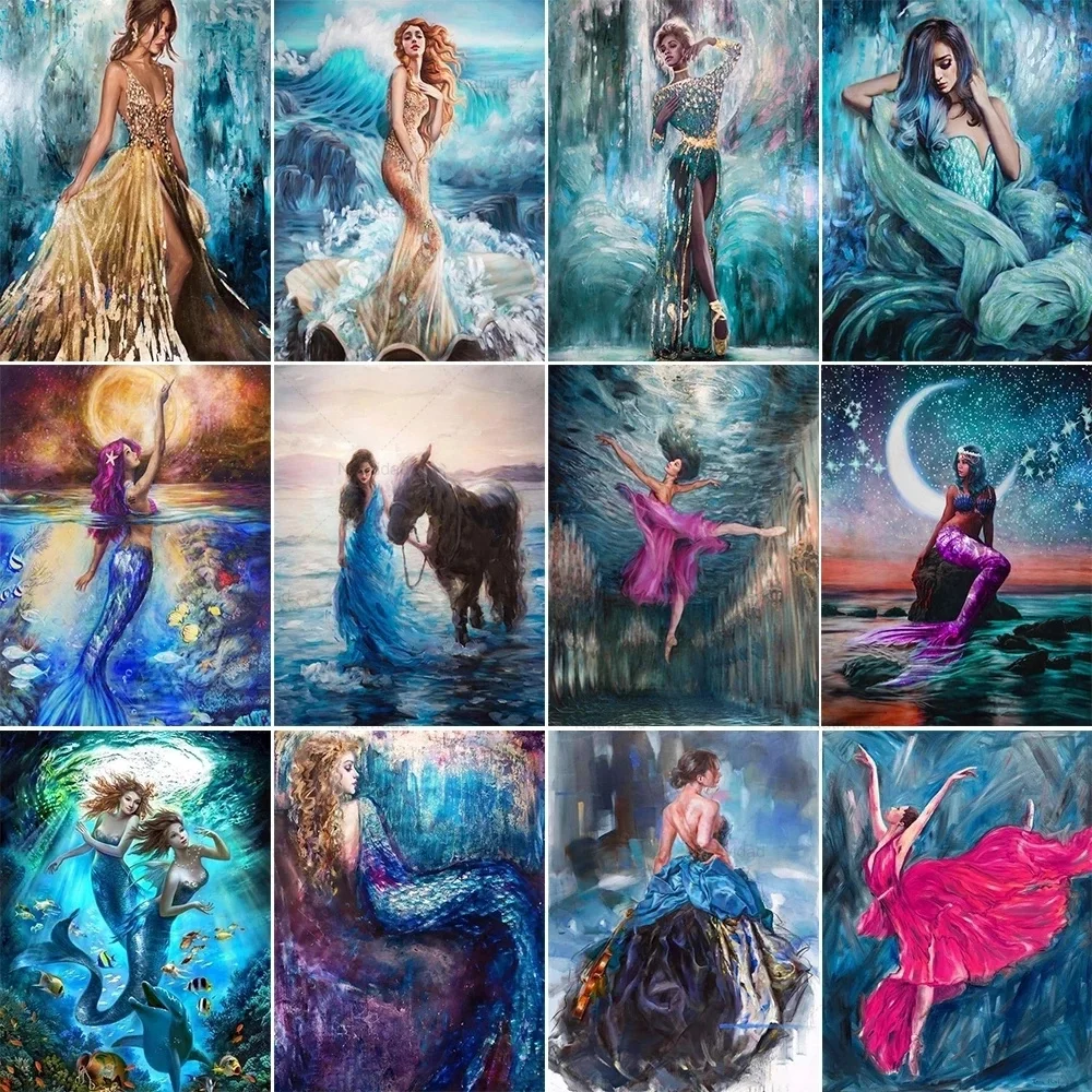 5D Diy Full Square Round Diamond Painting Mermaid Art Beauty Picture Drill Embroidery Cross Stitch Mosaic Home Decor Art Gift
5D Diy Full Square Round Diamond Painting Mermaid Art Beauty Picture Drill Embroidery Cross Stitch Mosaic Home Decor Art Gift