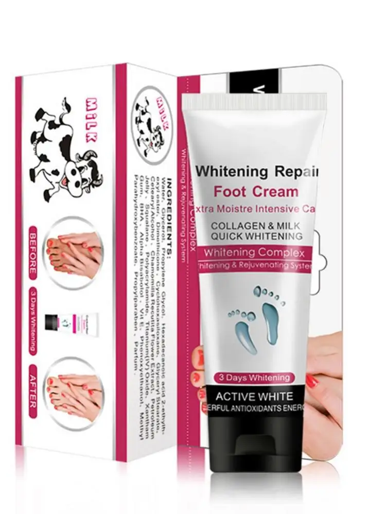 100g Foot Hands Milk Whitening Body Cream Feet Milk Repair Winter Cold Cracked Heel Cream Feet Footcream Dry Skin Care
100g Foot Hands Milk Whitening Body Cream Feet Milk Repair Winter Cold Cracked Heel Cream Feet Footcream Dry Skin Care