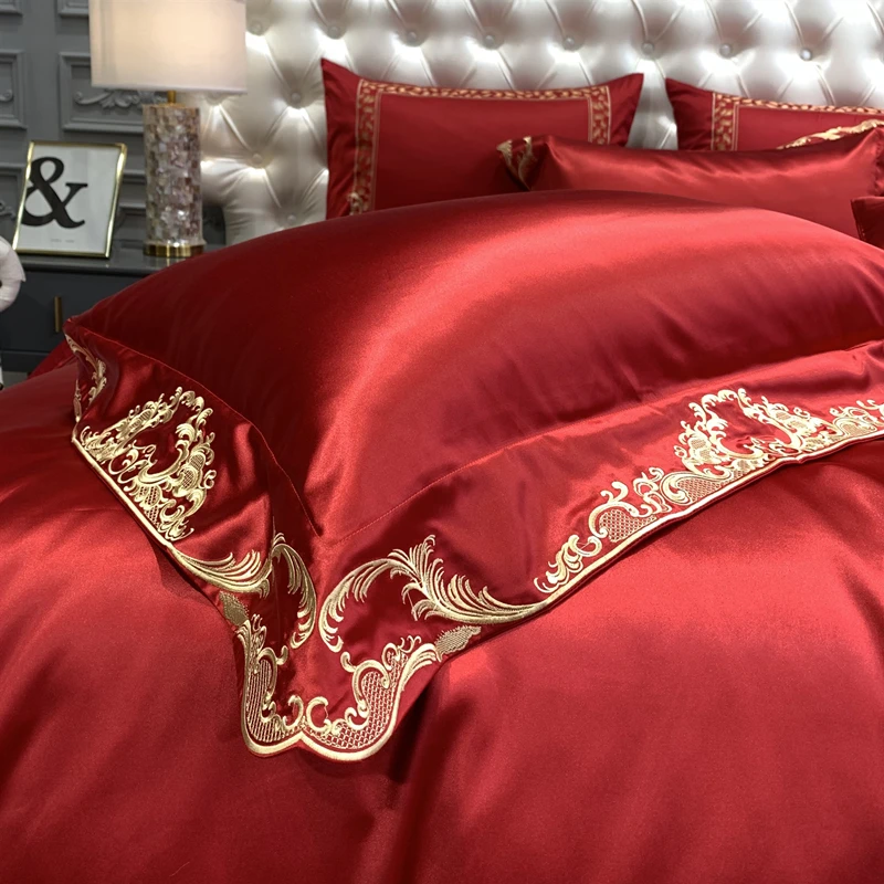 Bedding Set King Queen Size Romantic Wedding Bed Linen Cotton Duvet Cover Double Bedspread
Bedding Set King Queen Size Romantic Wedding Bed Linen Cotton Duvet Cover Double Bedspread