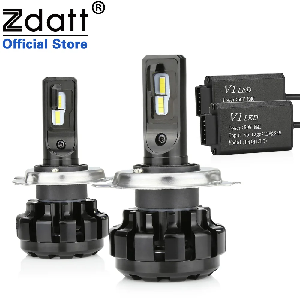 Zdatt Car Headlight 100W 12000LM H4 LED Bulb 12V 6000K H1 Canbus Lamp Car Universal Fog Light Auto Head Light
Zdatt Car Headlight 100W 12000LM H4 LED Bulb 12V 6000K H1 Canbus Lamp Car Universal Fog Light Auto Head Light