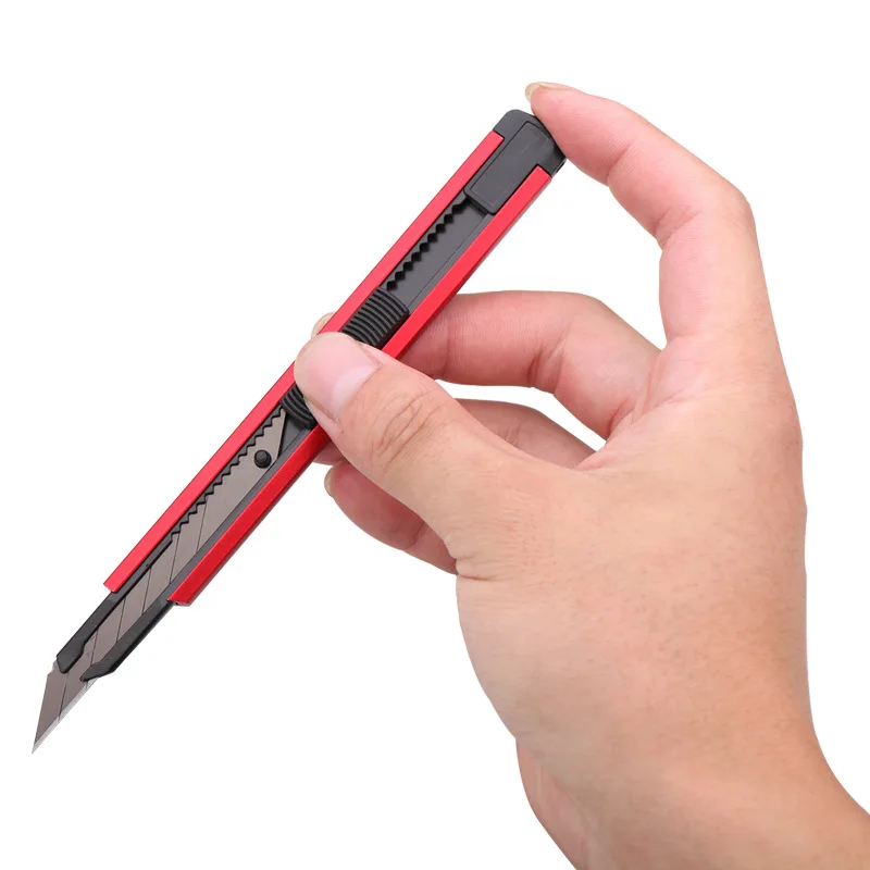 Utility Knife Metal Portable Wallpaper Knives Aluminum Alloy Art Paper Cutter Removal Express Knifes Stationery for Home Office
Utility Knife Metal Portable Wallpaper Knives Aluminum Alloy Art Paper Cutter Removal Express Knifes Stationery for Home Office