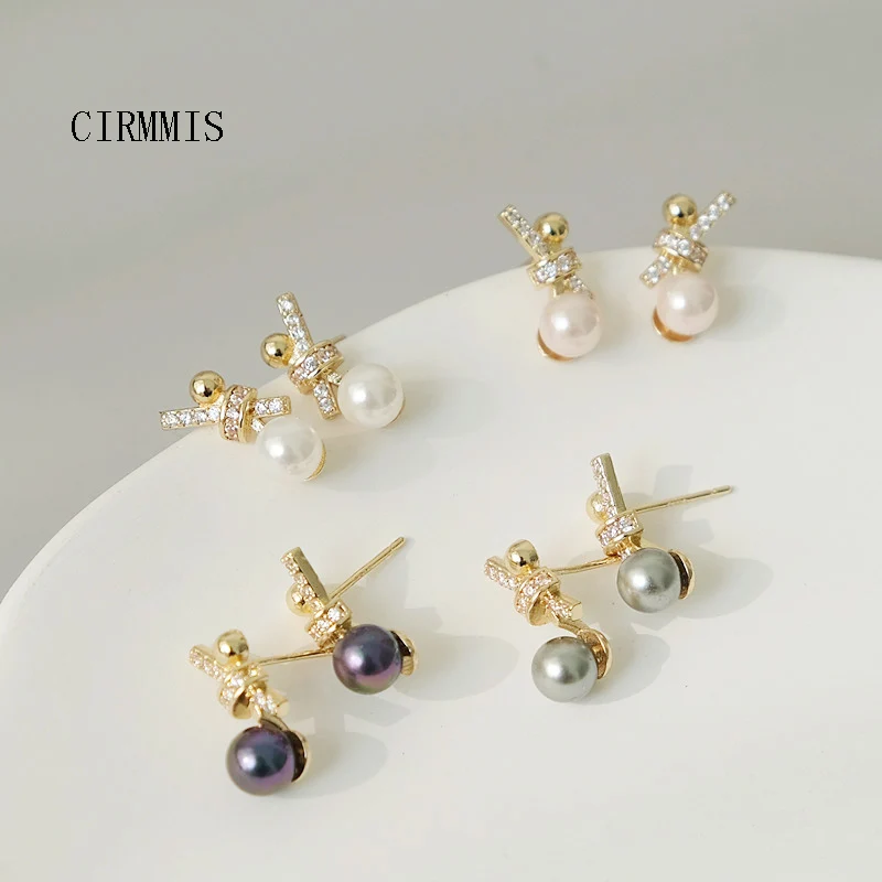 CIRMMIS Korean Fashion New Shell 14K Stud Earrings For Women Luxury White Cute Earring Handmade Trendy Vintage Jewelry Accessory
CIRMMIS Korean Fashion New Shell 14K Stud Earrings For Women Luxury White Cute Earring Handmade Trendy Vintage Jewelry Accessory
