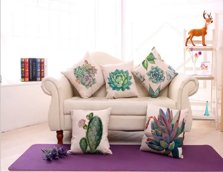 Cactus Plants Pillow Case Cotton Linen Cushion Cover Throw Succulent Vintage Home Sofa Room Seat Decor
Cactus Plants Pillow Case Cotton Linen Cushion Cover Throw Succulent Vintage Home Sofa Room Seat Decor