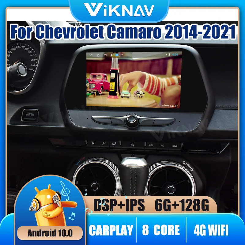 Android 10,0 для Chevrolet Camaro 2014-2021, автомобильное радио, экран, GPS-навигация, 128 ГБ, автомобильное головное устройство, стерео, DVD, мультимедийный плеер
Android 10,0 для Chevrolet Camaro 2014-2021, автомобильное радио, экран, GPS-навигация, 128 ГБ, автомобильное головное устройство, стерео, DVD, мультимедийный плеер