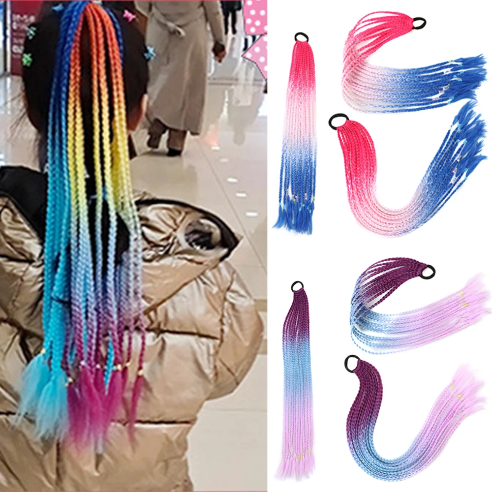 Ponytail Hairpiece With Elastic Hair Band Rubber Band Hair Accessories Wig Ponytail Headband Kids Twist Braid Rope
Ponytail Hairpiece With Elastic Hair Band Rubber Band Hair Accessories Wig Ponytail Headband Kids Twist Braid Rope