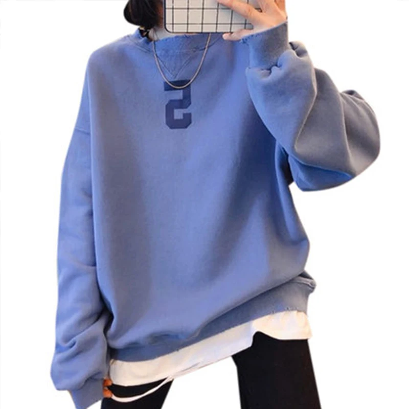 Plus velvet padded hooded sweater women's fashion ins2020 new Korean version of loose fake two-piece top long sleeve lazy wind
Plus velvet padded hooded sweater women's fashion ins2020 new Korean version of loose fake two-piece top long sleeve lazy wind