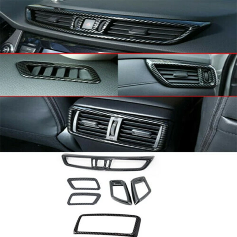 6 Pcs/Set Car Front+Rear Air Condition Vent Outlet Cover for Nissan X-Trail T32 Rogue 2014-2020
6 Pcs/Set Car Front+Rear Air Condition Vent Outlet Cover for Nissan X-Trail T32 Rogue 2014-2020