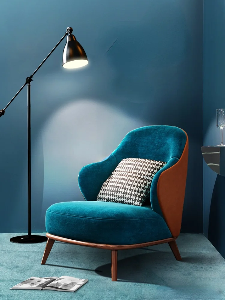 GY Nordic Fabric Single-Seat Sofa Chair Solid Wood Wingback Chair Light Luxury Creative Minimalist Leisure Chair
GY Nordic Fabric Single-Seat Sofa Chair Solid Wood Wingback Chair Light Luxury Creative Minimalist Leisure Chair