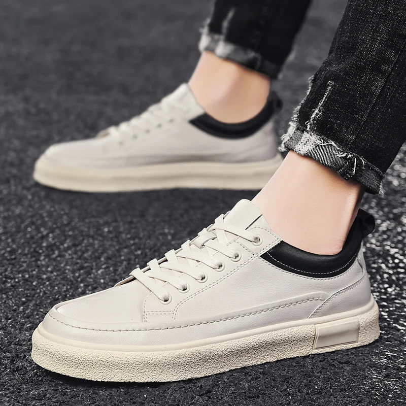 2021 New Products In Spring Men's High Quality Leather Casual Shoes PU Upper Comfortable Low-Top Shoes Flat
2021 New Products In Spring Men's High Quality Leather Casual Shoes PU Upper Comfortable Low-Top Shoes Flat