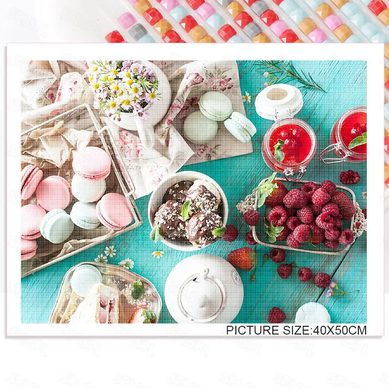 Diy Diamond Painting Niche Delicious Food Delicious and Attractive Porch Home Decoration Painting Fashion Hanging Painting
Diy Diamond Painting Niche Delicious Food Delicious and Attractive Porch Home Decoration Painting Fashion Hanging Painting