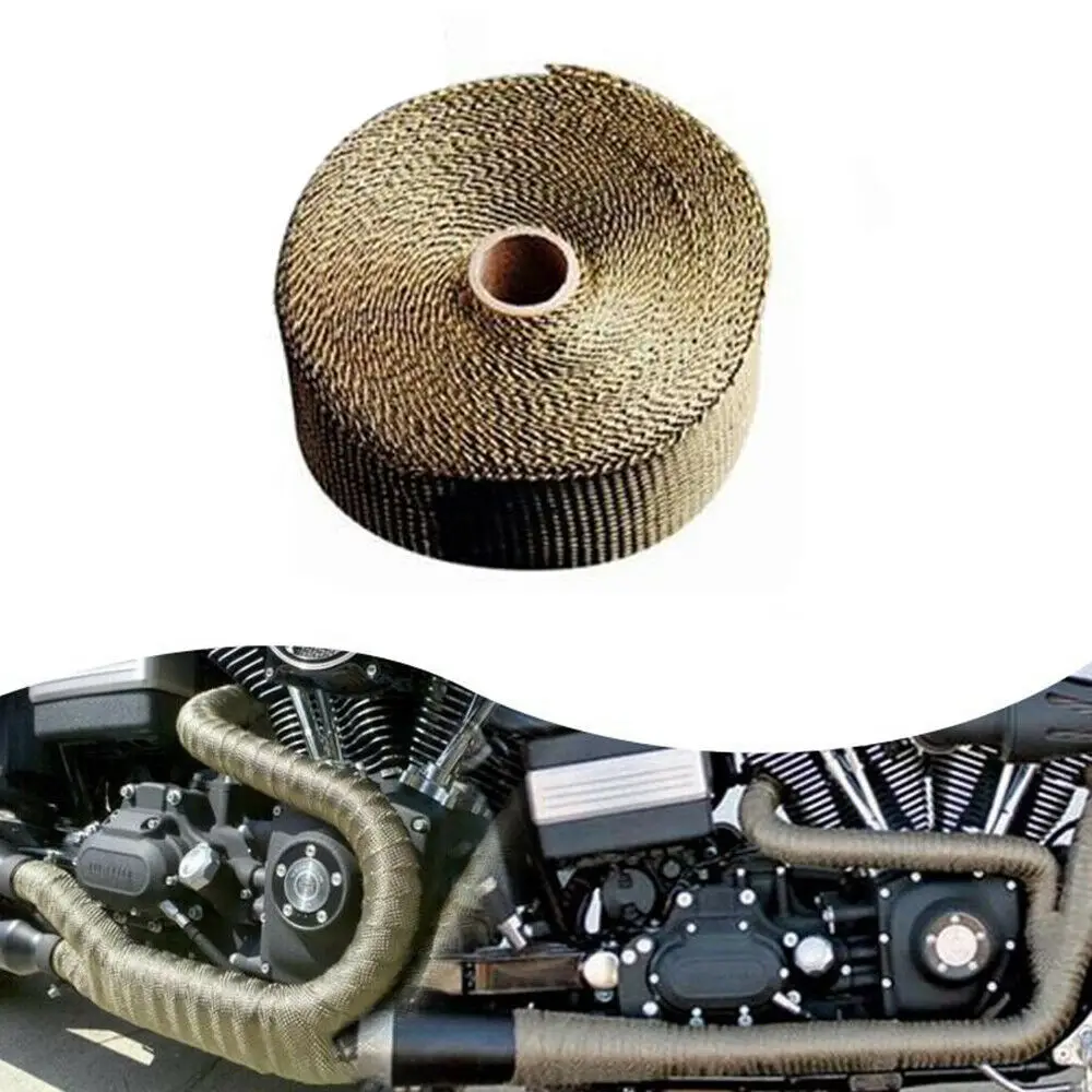 5pcs Set Exhaust Manifolds Fiberglass Heat Insulation Tape Thermal Wrap With Stainless Ties 25mm*5M
5pcs Set Exhaust Manifolds Fiberglass Heat Insulation Tape Thermal Wrap With Stainless Ties 25mm*5M