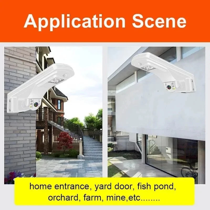 IP Camera Lamp Wifi Wireless Outdoor IP PTZ Wall Security Camera Human Tracking IP66 Waterproof Courtyard Lamp Surveillance Cam
IP Camera Lamp Wifi Wireless Outdoor IP PTZ Wall Security Camera Human Tracking IP66 Waterproof Courtyard Lamp Surveillance Cam