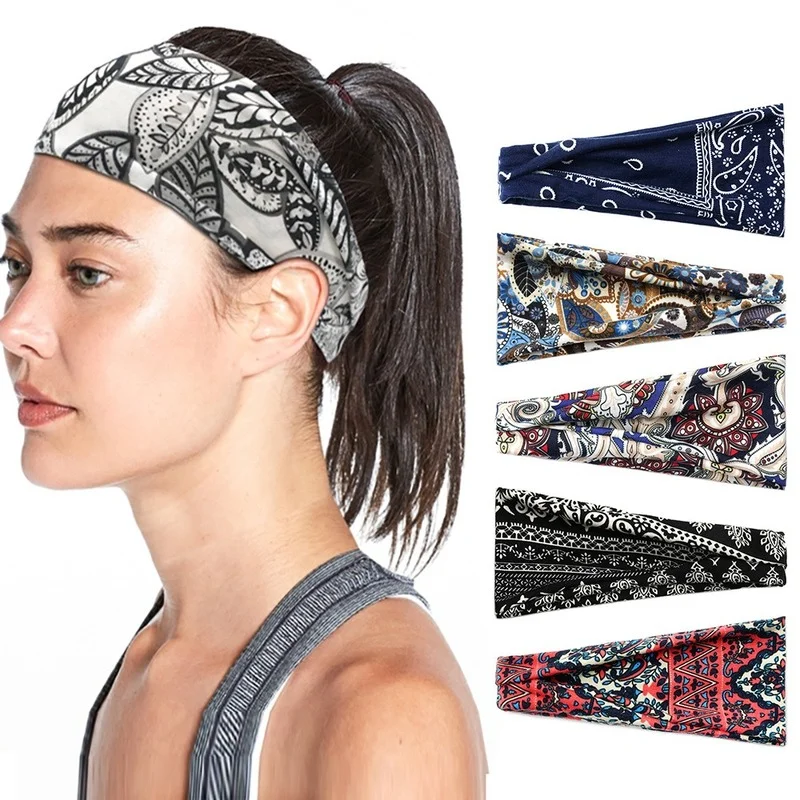 Fashion Women Girls Summer Bohemian Hair Bands Print Headbands Vintage Cross Turban Bandage Bandanas Hairbands Hair Accessories
Fashion Women Girls Summer Bohemian Hair Bands Print Headbands Vintage Cross Turban Bandage Bandanas Hairbands Hair Accessories