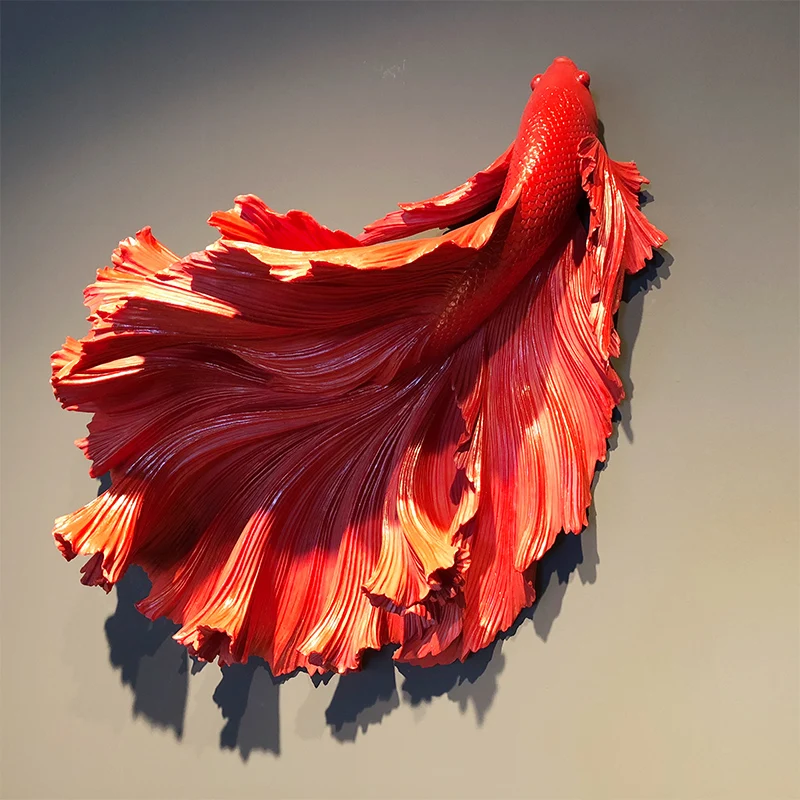 Simple Modern 3D Luxurious Rumble Fish Wall Decoration Resin Crafts Decor Wall Ornament Wall Hanging Mural Accessories R2761
Simple Modern 3D Luxurious Rumble Fish Wall Decoration Resin Crafts Decor Wall Ornament Wall Hanging Mural Accessories R2761