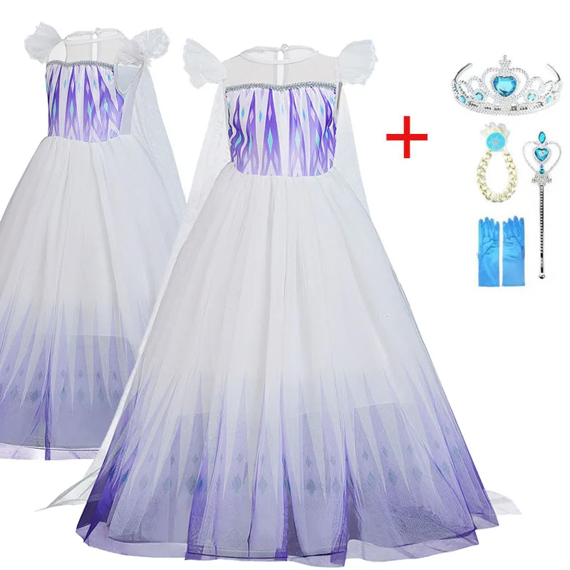 2020 New Elsa Dresses with cape Snow Queen 2 costumes Birthday Party Girl dresses Princess summer Vestidos de fiesta Cogelados
2020 New Elsa Dresses with cape Snow Queen 2 costumes Birthday Party Girl dresses Princess summer Vestidos de fiesta Cogelados