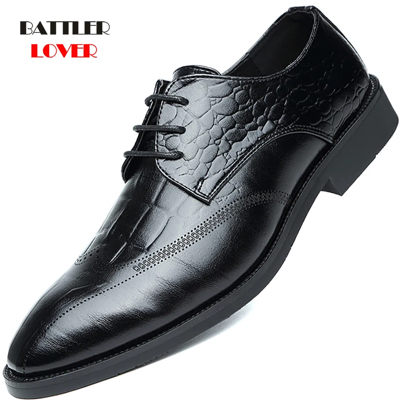 New Leather Casual Bullock Oxfords For Men 2021 Lace Up Business Wedding Dress Shoes Male Brogue Formal Footwear Big Size 37-48
New Leather Casual Bullock Oxfords For Men 2021 Lace Up Business Wedding Dress Shoes Male Brogue Formal Footwear Big Size 37-48