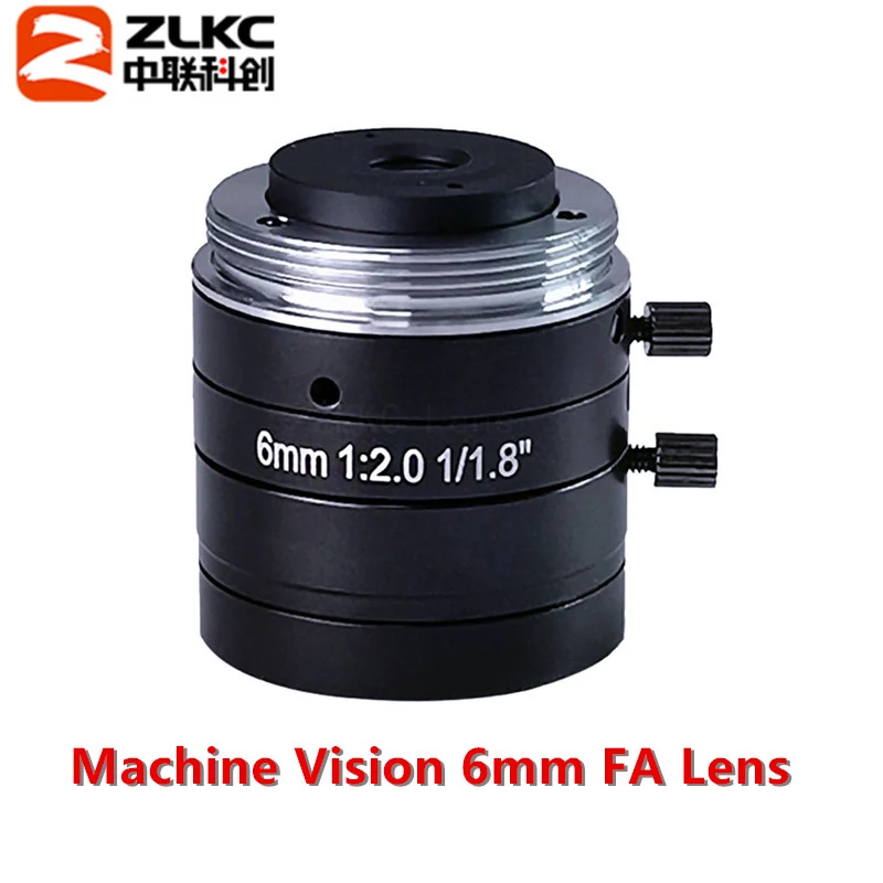 Объектив ZLKC C-Mount 1/1.8 дюйма 5 МП 75 мм с фиксированным фокусным расстоянием 4 мм, 6 мм, 8 мм, 12 мм-50 мм, F2.0, с ручной диафрагмой, для машинного зрения (FA-объектив)
Объектив ZLKC C-Mount 1/1.8 дюйма 5 МП 75 мм с фиксированным фокусным расстоянием 4 мм, 6 мм, 8 мм, 12 мм-50 мм, F2.0, с ручной диафрагмой, для машинного зрения (FA-объектив)
