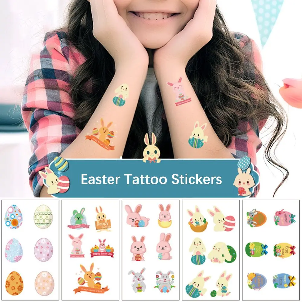 Temporary Tattoos Kids Bunny Rabbit Egg Easter Tattoo Sticker Waterproof Fake Tatto Art Body Stickers Children
Temporary Tattoos Kids Bunny Rabbit Egg Easter Tattoo Sticker Waterproof Fake Tatto Art Body Stickers Children