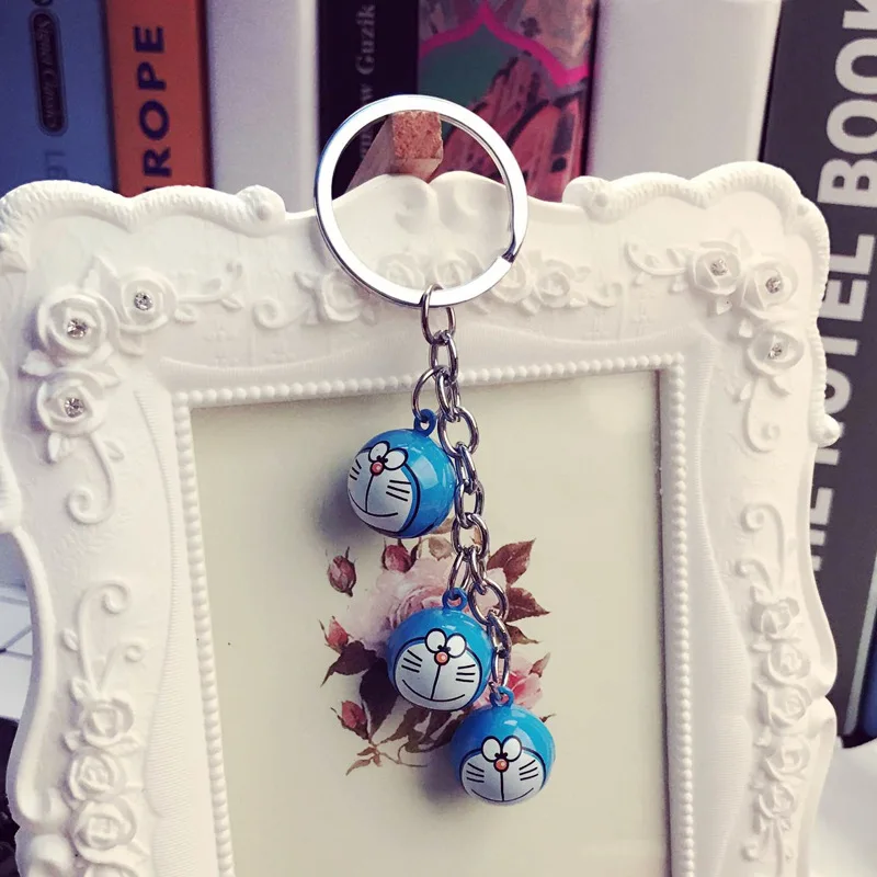 Cartoon Bell Key Chain Design Mobile Case Cute Blue Bell Keychains Women Handbag Pendant Trinket Car Accessories Key Ring Gift
Cartoon Bell Key Chain Design Mobile Case Cute Blue Bell Keychains Women Handbag Pendant Trinket Car Accessories Key Ring Gift