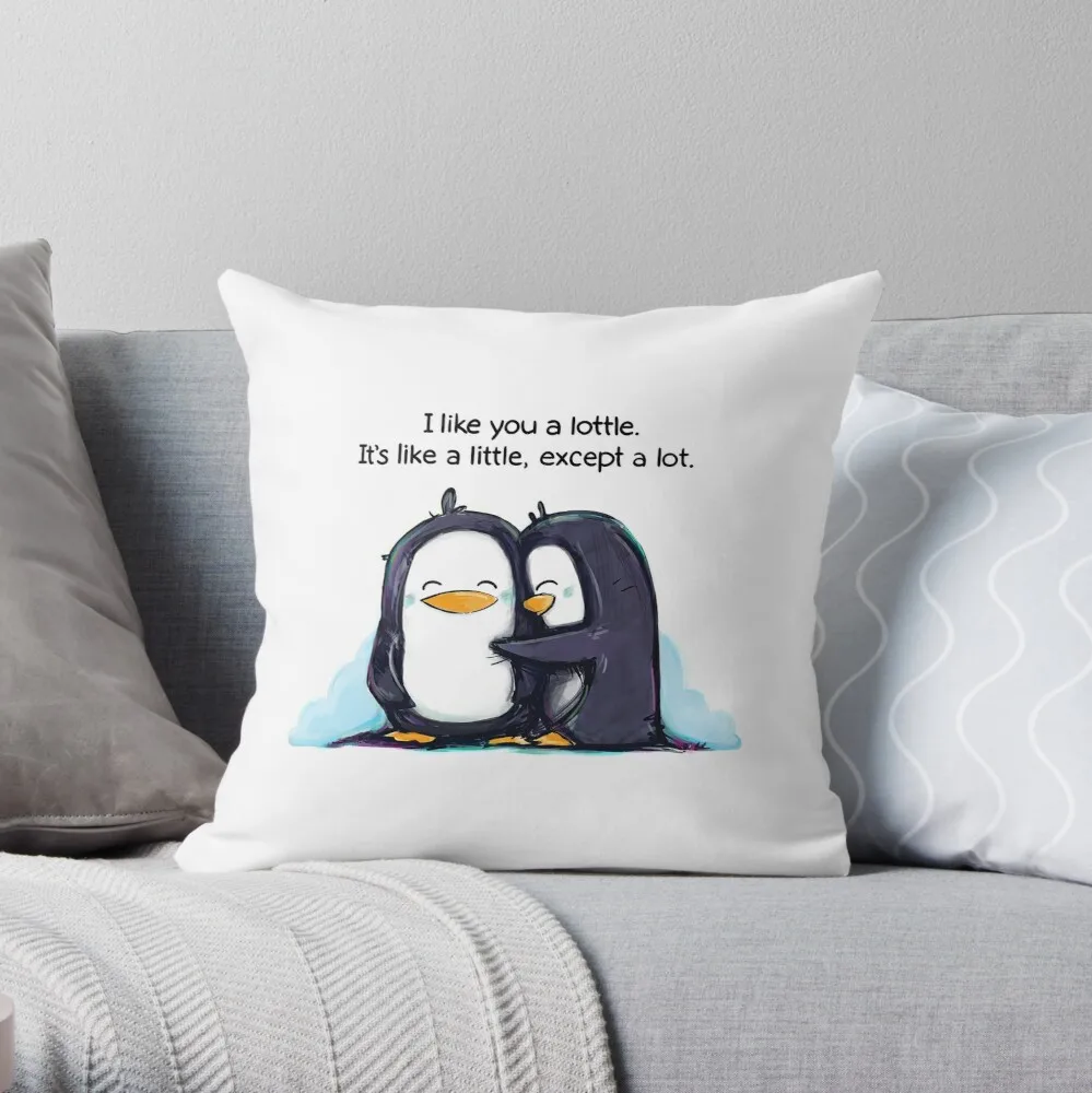 I Like You a Lottle Penguins Throw Pillow Pillowcase Cushion Cover Home Decorative Sofa Pillow Cover Cushion Cover 40x40cm
I Like You a Lottle Penguins Throw Pillow Pillowcase Cushion Cover Home Decorative Sofa Pillow Cover Cushion Cover 40x40cm