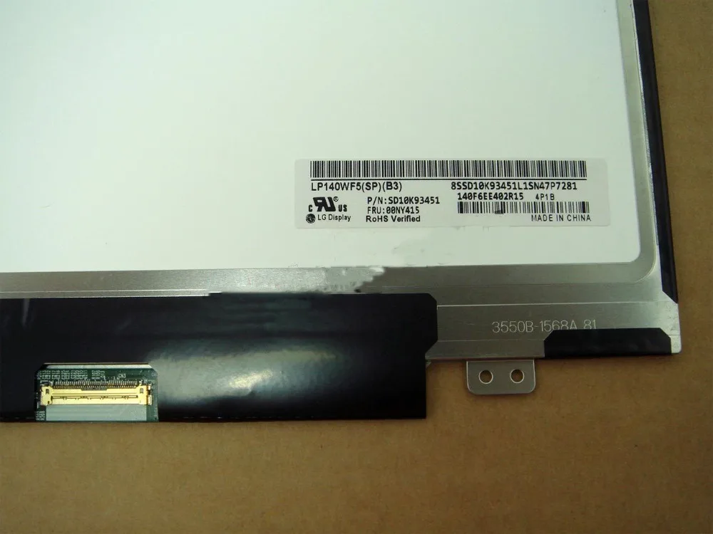 Replacement for Lenovo ThinkPad T460S FHD IPS Lcd screen 00NY415 00NY409 touch-in cell
Replacement for Lenovo ThinkPad T460S FHD IPS Lcd screen 00NY415 00NY409 touch-in cell