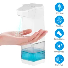 Automatic Disinfection Dispenser Non-Contact Spray Sensor Electric Transparent Hand Cleaning Sensor Sprayer