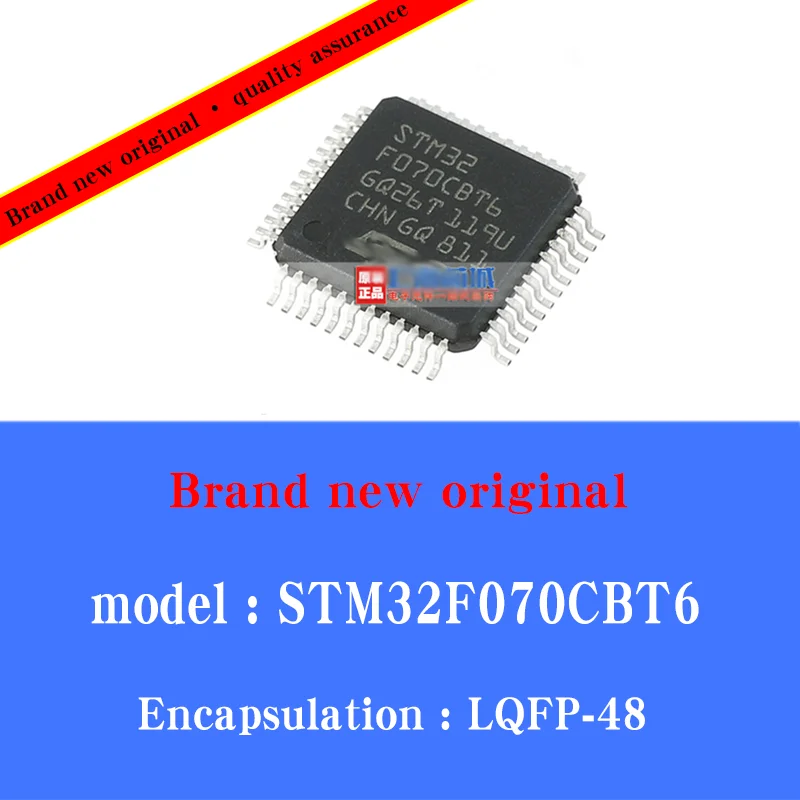 1/pcs Lot New original STM32F070CBT6 LQFP-48 ARM Cortex-M0 32-bit microcontroller-MCU
1/pcs Lot New original STM32F070CBT6 LQFP-48 ARM Cortex-M0 32-bit microcontroller-MCU