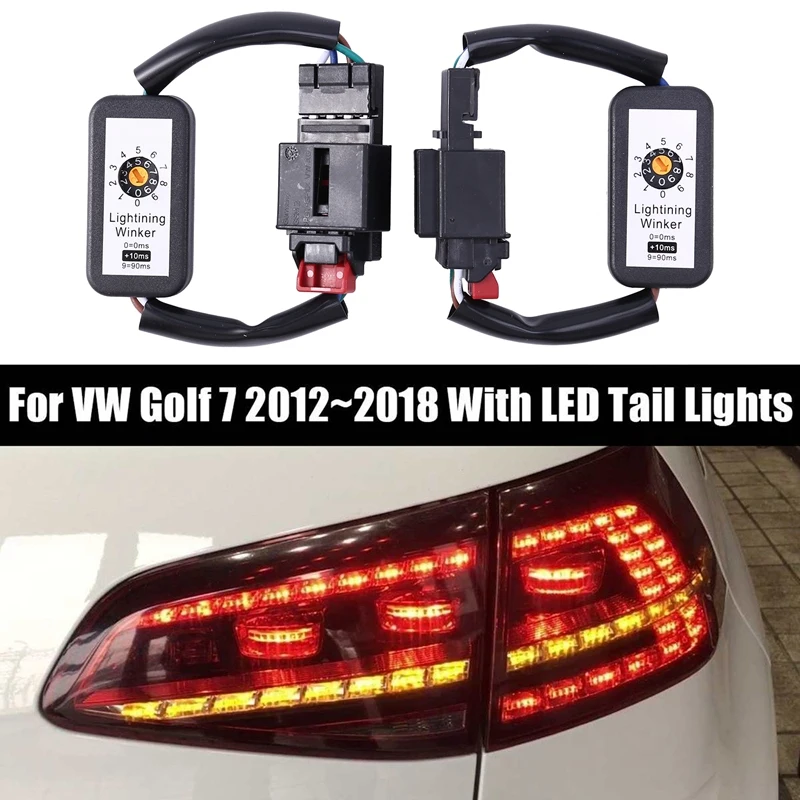 2Pcs Dynamic Turn Signal Indicator LED Taillight Add-on Module Cable Wire for Golf 7 Tail Light
2Pcs Dynamic Turn Signal Indicator LED Taillight Add-on Module Cable Wire for Golf 7 Tail Light