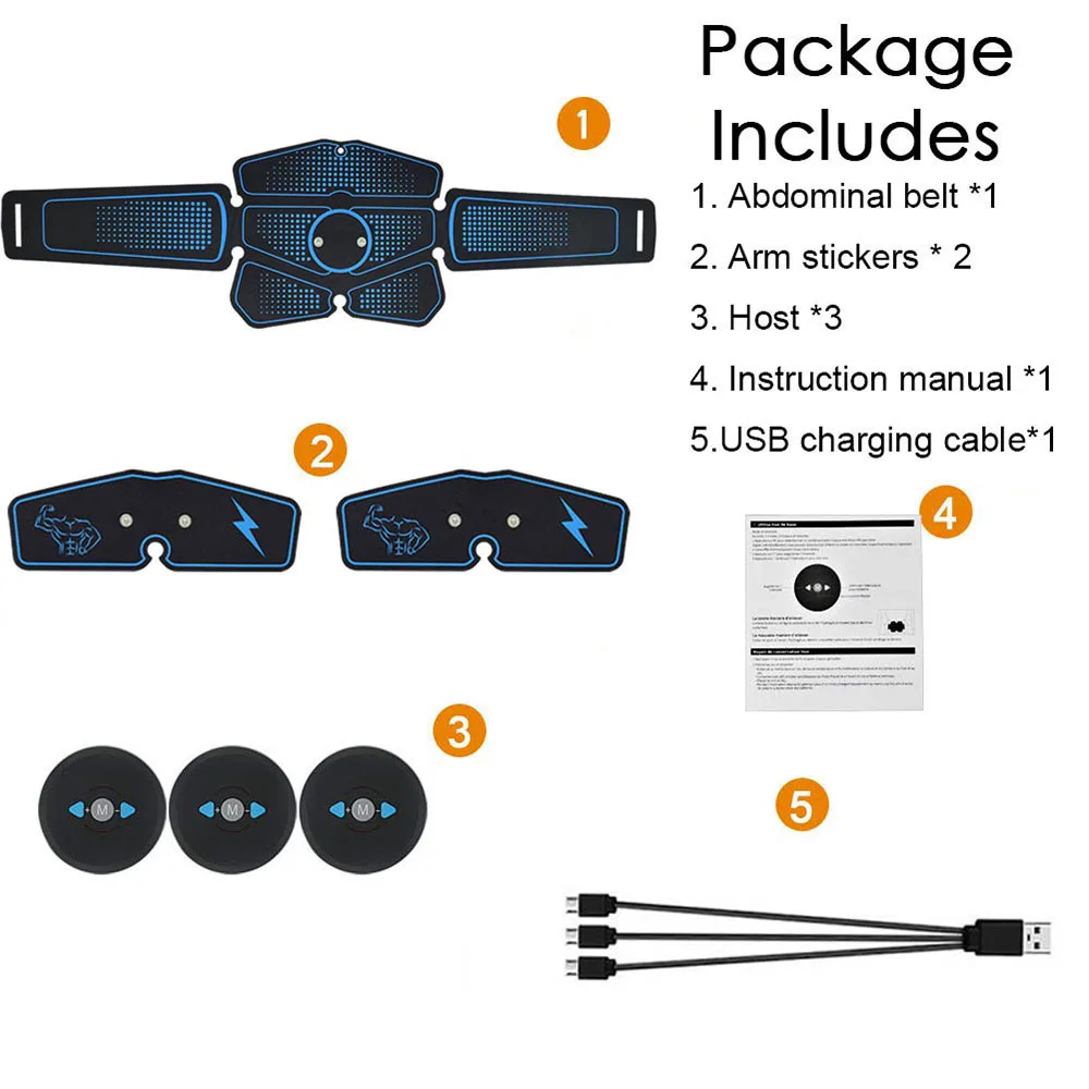 Abdominal Muscle Stimulator Trainer EMS Abs Fitness Equipment Training Gear Muscles Electrostimulator Toner Exercise At Home Gym
Abdominal Muscle Stimulator Trainer EMS Abs Fitness Equipment Training Gear Muscles Electrostimulator Toner Exercise At Home Gym