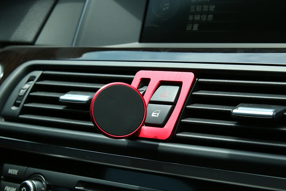 Car Mobile Phone Holder For BMW 5 Series F10 F11 Car 360 Degree Vent Magnetic Bracket GPS Stand 518i 520i 525i Air Outlet Mount
Car Mobile Phone Holder For BMW 5 Series F10 F11 Car 360 Degree Vent Magnetic Bracket GPS Stand 518i 520i 525i Air Outlet Mount