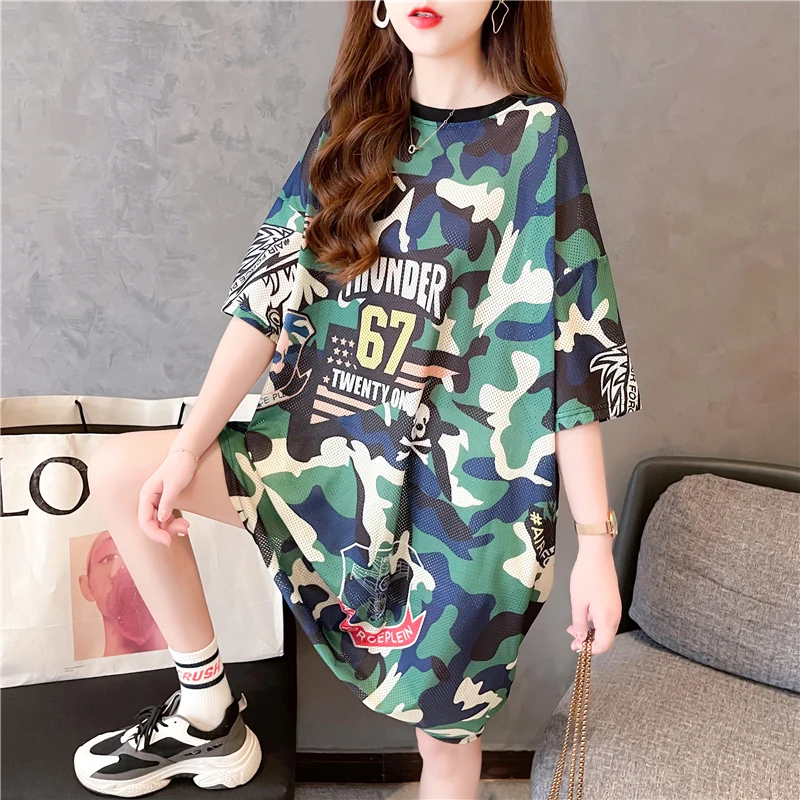 2021 T-shirt mesh eis seide schnell trocknende mittlere-länge kurz-ärmeln t-shirt weibliche sommer druck lose große T-shirt
2021 T-shirt mesh eis seide schnell trocknende mittlere-länge kurz-ärmeln t-shirt weibliche sommer druck lose große T-shirt