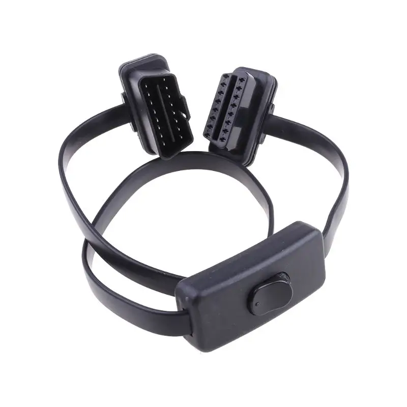 16 Pin OBD2 OBDII Авто кабель удлинитель с выключателем Тип В комплект поставки входит адаптер
16 Pin OBD2 OBDII Авто кабель удлинитель с выключателем Тип В комплект поставки входит адаптер
