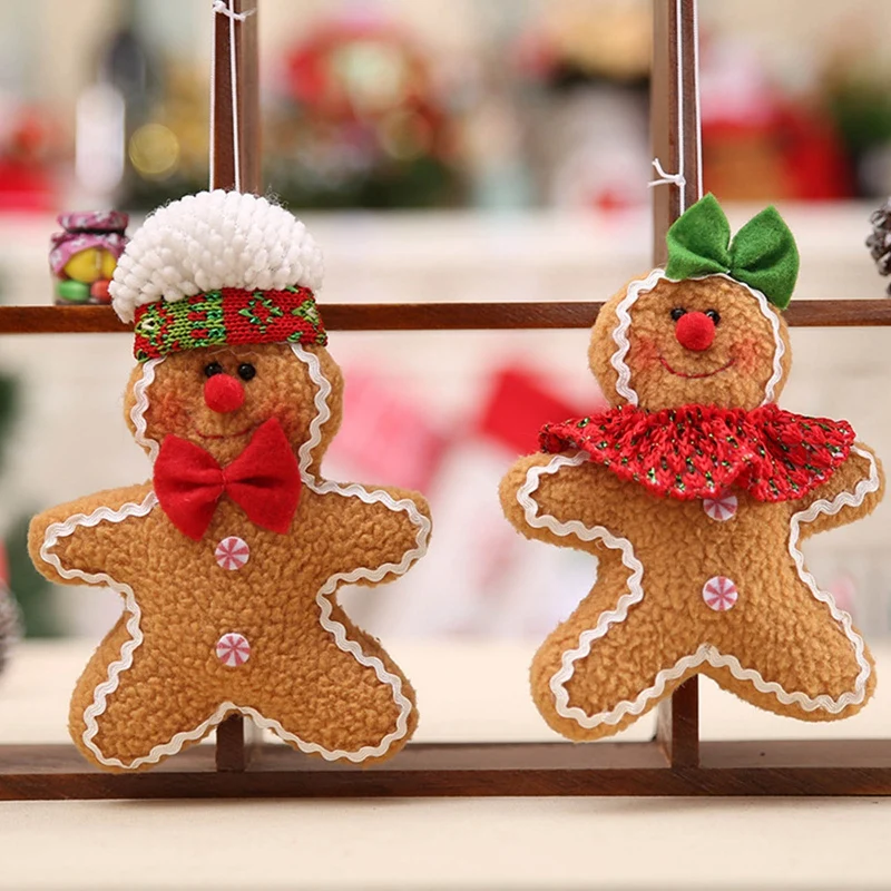 2022 New Year Gifts Gingerbread Man Hanging Merry Christmas Ornaments Gift Ornament Xmas Tree Decoration Festival Party Supplies
2022 New Year Gifts Gingerbread Man Hanging Merry Christmas Ornaments Gift Ornament Xmas Tree Decoration Festival Party Supplies