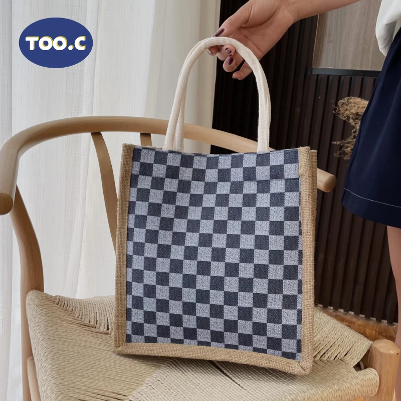Casual Women Checkered Shoulder Bag Fashion Female Canvas Portable Handbags High Quality Large Capacity Tote Bags Sac A Main
Casual Women Checkered Shoulder Bag Fashion Female Canvas Portable Handbags High Quality Large Capacity Tote Bags Sac A Main